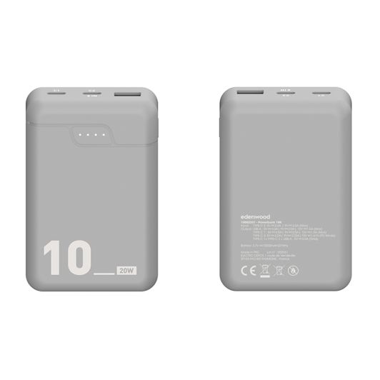 Batería EDENWOOD 10.000 MaH Negro