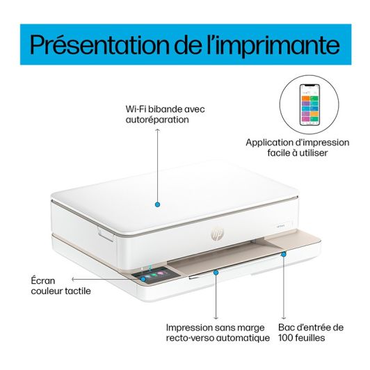 Impresora Multifunción HP Envy 6132e Wi-Fi Doble Cara Automática Color