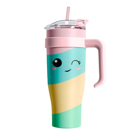 Taza grande mug XXL MIAMI KAWAII 1.2L isoterma