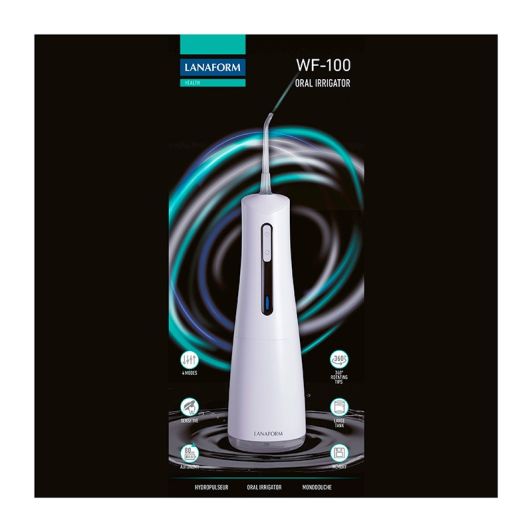 Irrigador dental y bucal LANAFORM 1200 pulsaciones/min Blanco Tanque 300ml WF-100