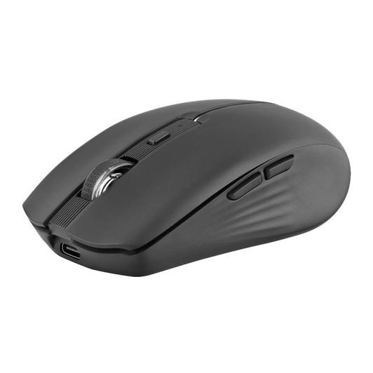 Ratón Inalámbrico Recargable T'nB Gradient Bluetooth y USB Negro