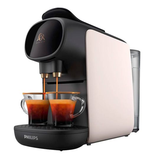 Cafetera de cápsulas Nespresso, 19 bares, 2 tazas, 1450w, blanca, PHILIPS L'OR BARISTA LM9012/00 