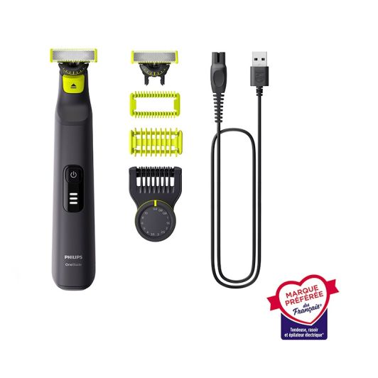 Afeitadora PHILIPS OneBlade para Cara y Cuerpo inalámbrica autonomía 90min QP6542/15