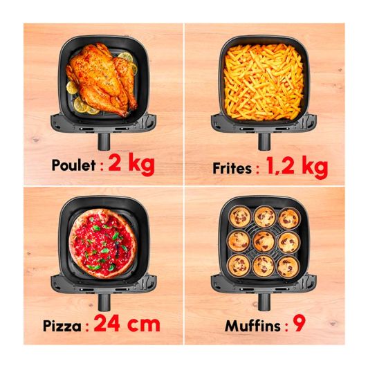 Freidora de Aire MOULINEX Easy Fry Digital 5L 15591 4 personas