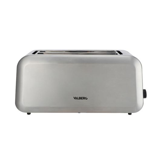 Tostadora 2 ranuras largas VALBERG VAL-TL4X INOX