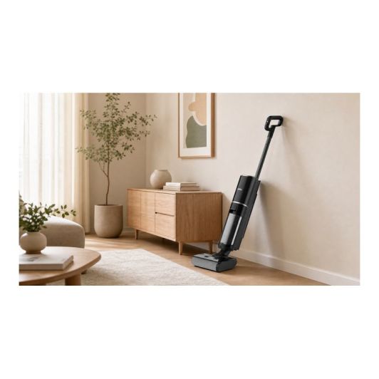Aspirador Friegasuelos 3 en 1 Negro VALBERG 160W Autolimpieza Láser FL5 V2