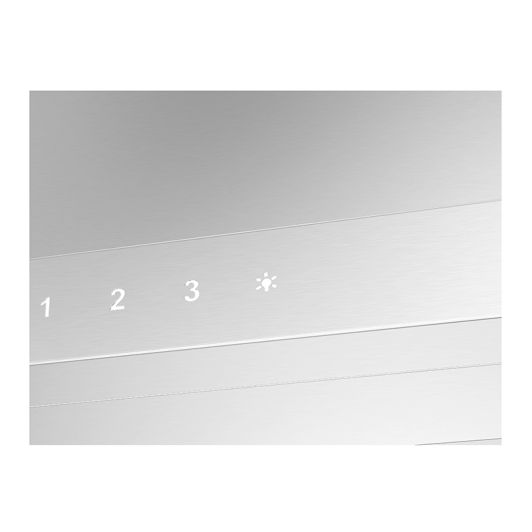 CAMPANA DECORATIVA 60cm, 560m3/h, inox, clase A++, VALBERG TSH 60 T X 756C