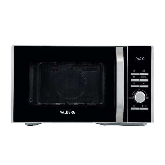 Microondas Multifunción Inverter 30L VALBERG 900W AirFry Plateado