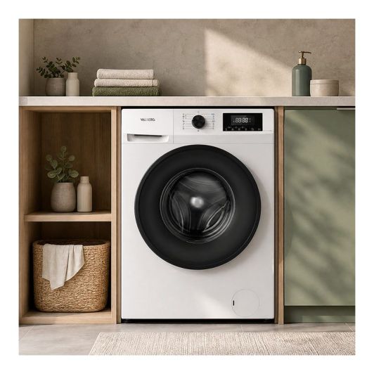 LAVADORA 8kg VALBERG 1400rpm consumo energético clase A-10% carga frontal WF 814 A-10 W180C
