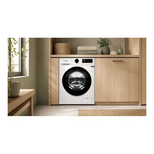 LAVADORA 10kg, 1400rpm, ideal para familias desde 4 personas, clase A-10%, blanca,  VALBERG WF 1014 A-10 W566C