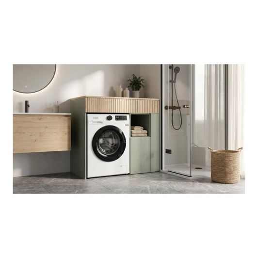 LAVADORA 10kg, 1400rpm, ideal para familias desde 4 personas, clase A-10%, blanca,  VALBERG WF 1014 A-10 W566C