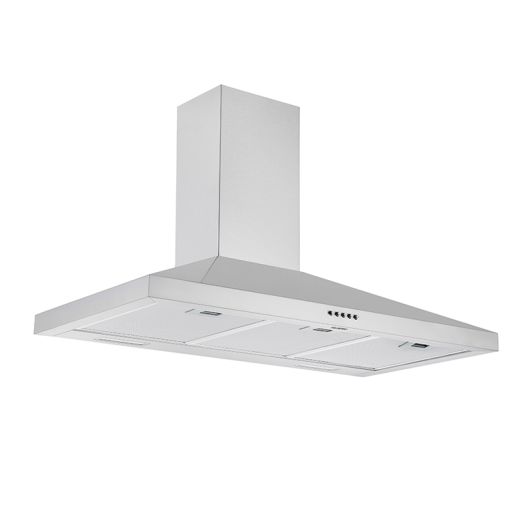 CAMPANA DECORATIVA 90cm, 387m3/h, inox, VALBERG DH 90 MX302C V2