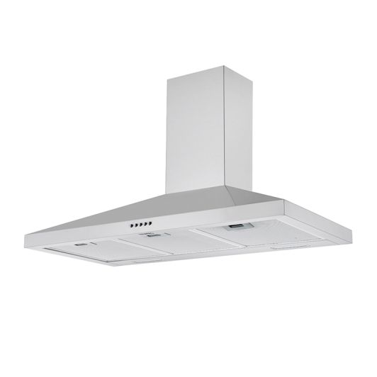 CAMPANA DECORATIVA 90cm, 387m3/h, inox, VALBERG DH 90 MX302C V2