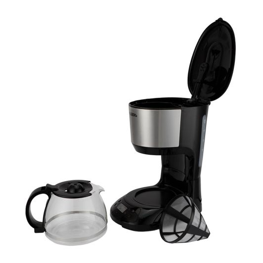 Cafetera de filtro programable , 1,25L, 10 tazas, VALBERG -PROG75B