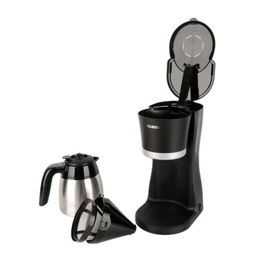 Cafetera de filtro VALBERG VAL-TH90XB 1,25L Jarra térmica Acero Inoxidable 900W