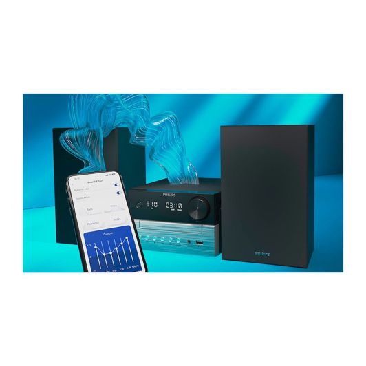 Microcadena PHILIPS TAM3205 M2 20W Bluetooth CD MP3 USB y Radio FM con Bass Reflex