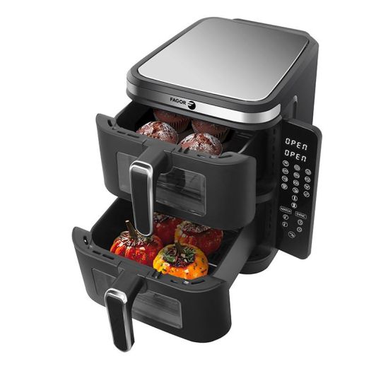 Horno Integrable Pirolítico Multifunción con Airfry 72L VALBERG MFO 72 P K CDTR