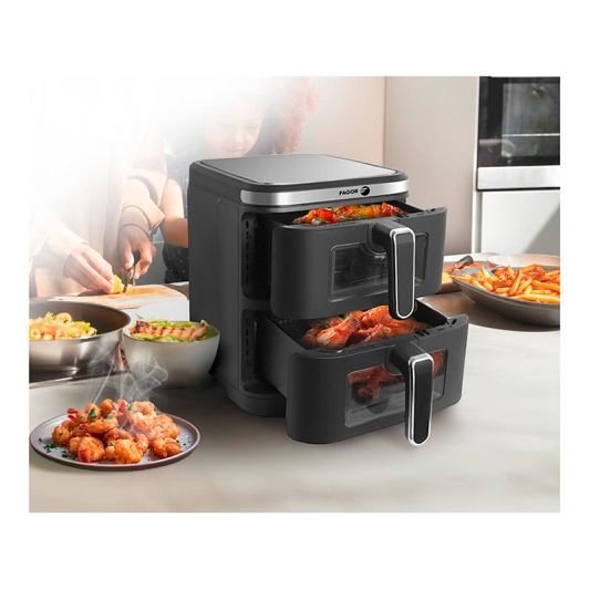 Horno Integrable Pirolítico Multifunción con Airfry 72L VALBERG MFO 72 P K CDTR