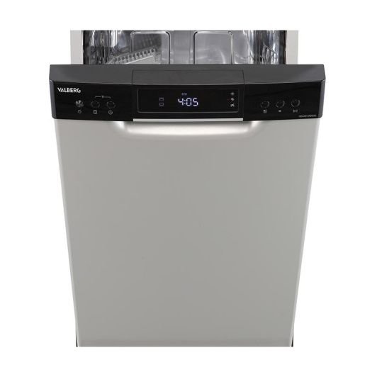 Lavavajillas 45cm, 10 servicios, Apertura Automática, clase B, gris silver VALBERG 10S44