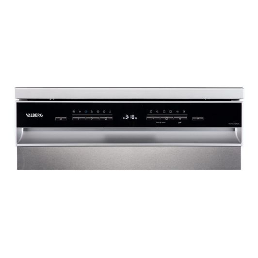 Lavavajillas 60cm, 14 servicios, Apertura Automática, 3a bandeja, clase B, VALBERG 14S44 B XA929C Acero Inoxidable 