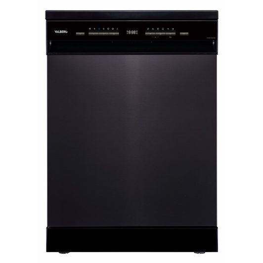 Lavavajillas 60cm, 14 servicios, Apertura Automática, 3a bandeja, clase B, VALBERG 14S44 B DXAD929C Acero Inoxidable Oscuro 