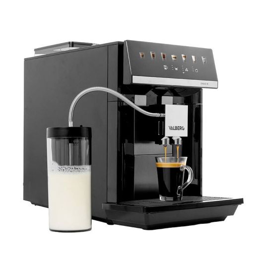Cafetera Super Automática, 15 bares, 2 tazas, pantalla táctil, espumador de leche, VALBERG AUTOCOFFEE M3_LATTE
