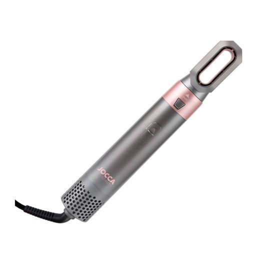 JOCCA Moldeador Pelo 5 en 1 - 1000 W, 5 Cabezales Intercambiables, Estuche Premium