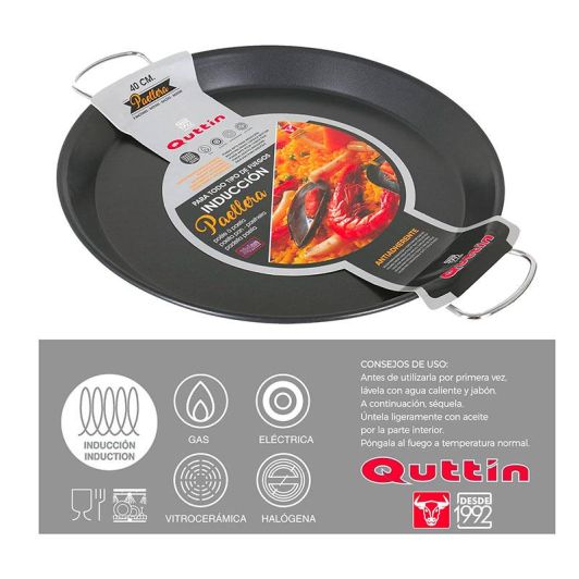 QUTTIN PAELLERA ANTIADHERENTE 40cm