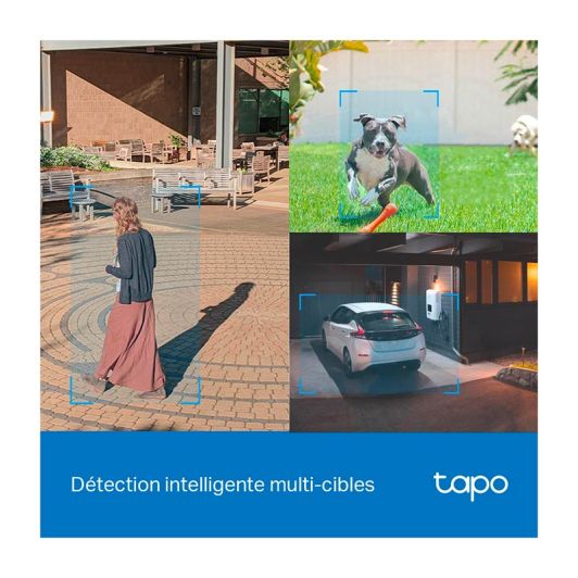 Cámara Seguridad Tapo C520WS 4MP 2K - Exterior Motorizada 360° Visión Nocturna Color