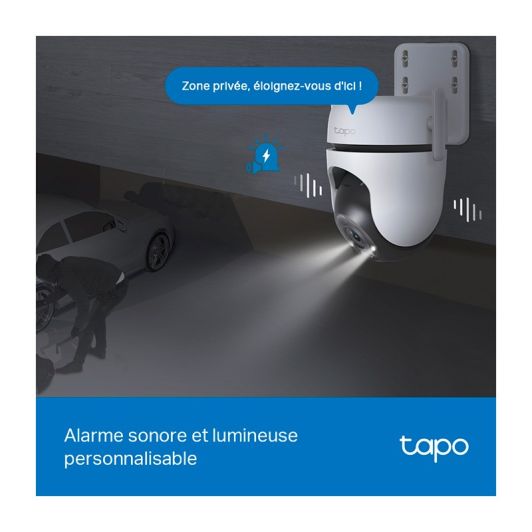Cámara Seguridad Tapo C520WS 4MP 2K - Exterior Motorizada 360° Visión Nocturna Color