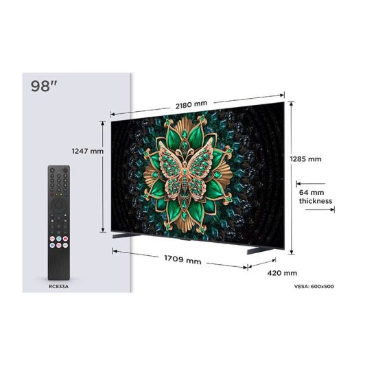 MINI LED TCL 98MQLED75K