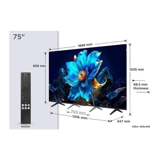 TCL Smart Tv QLED 75