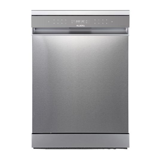 Lavavajillas 60cm, 14 servicios, Apertura Automática, Ecobox para ahorro de agua,  VALBERH 14S42 B EB XAD929C Panel Frontal Silver 