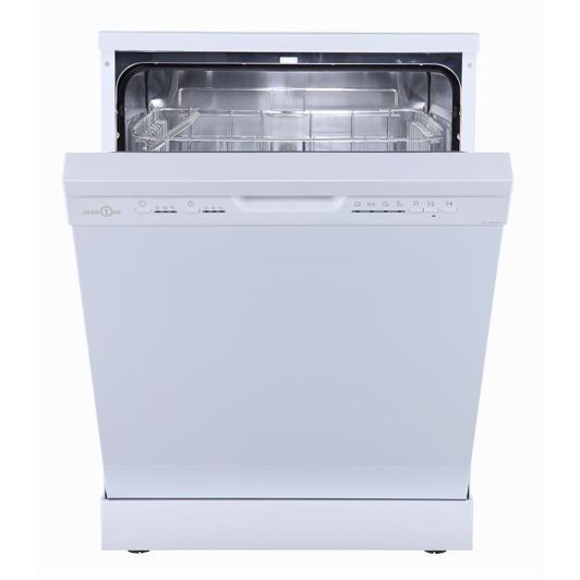 Lavavajillas 60cm, 12 servicios, clase C,  Blanco con Apertura Automática de Puerta, HIGH ONE