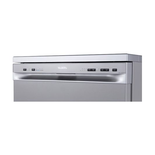 Lavavajillas 60cm, 12 servicios, Apertura Automática, Clase C, VALBERG 12S47 C SAD929C V2 Plata