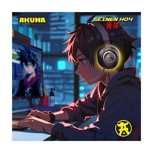Auriculares Gaming AKUMA SEINEN H04 Negros Cable Jack 3.5mm