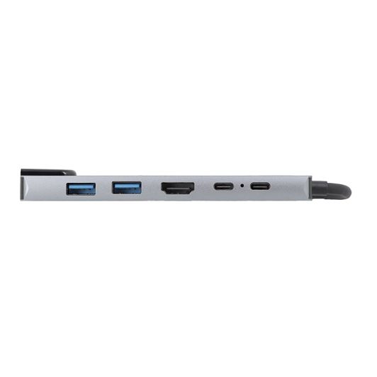 Hub USB-C 6 en 1 de Edenwood con HDMI, RJ45, USB 3.0 y USB-C PD