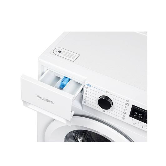 Lavadora 6kg 1200rpm Clase A VALBERG Blanca Carga Frontal Motor Inducción WF 612 A W566C