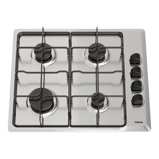 Placa Gas Natural, 60cm, 4 zonas, TEKA HLX 640 KL Esmaltada