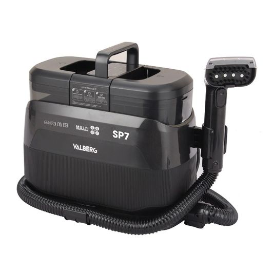 Aspiradora Quitamanchas Vapor 4en1 1650W VALBERG 1,25L Limpia Sofás Alfombras Coche SP7 STEAM