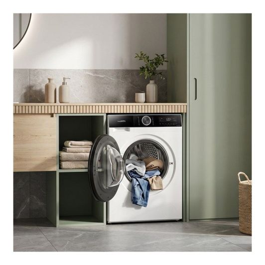 LAVADORA 7kg 1400rpm, clase A-30%, ideal para 2-3 personas, VALBERG WF 714 A-30 F W566C