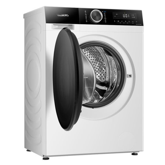 Lavadora carga frontal, 9kg, 1400rpm, clase A-30%, ideal para 4 personas,  VALBERG WF 914 A-30 F W180C