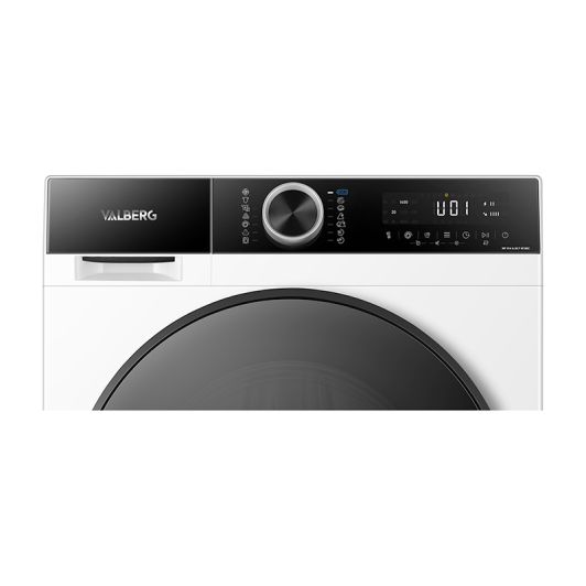 Lavadora carga frontal, 9kg, 1400rpm, clase A-30%, ideal para 4 personas,  VALBERG WF 914 A-30 F W180C