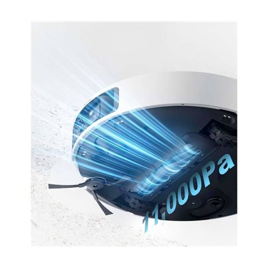 Aspiradora robot DREAME 19000Pa Fregasuelos IA Doble Láser Blanco L40S PRO ULTRA WHITE