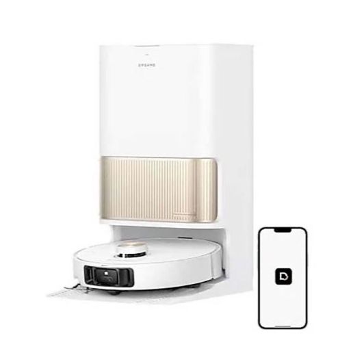 Aspiradora robot DREAME 19000Pa Fregasuelos IA Doble Láser Blanco L40S PRO ULTRA WHITE