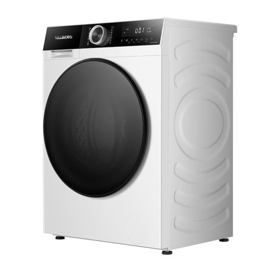 Lavadora carga frontal, 10kg, 1400rpm, clase A-30%, ideal para 5 personas,  VALBERG WF 1014 A-30 F W180C