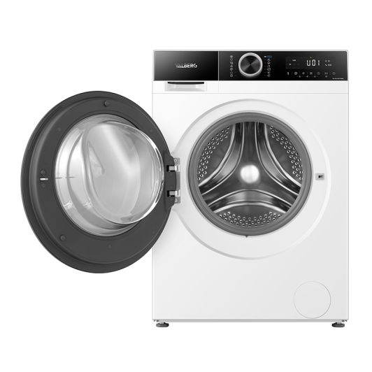 Lavadora carga frontal, 10kg, 1400rpm, clase A-30%, ideal para 5 personas,  VALBERG WF 1014 A-30 F W180C