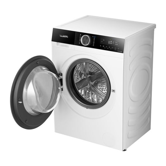 Lavadora carga frontal, 10kg, 1400rpm, clase A-30%, ideal para 5 personas,  VALBERG WF 1014 A-30 F W180C