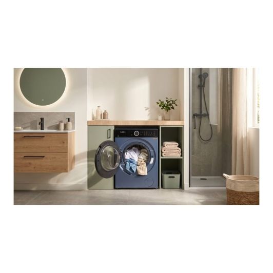 Lavadora frontal 9kg VALBERG WF 914 Clase A-40% F B566C azul metálico