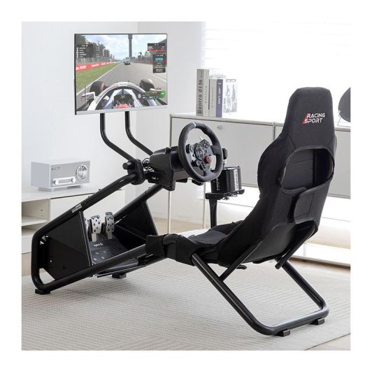 Asiento de simulación negro AMSTRAD AMS RACING DRIFT